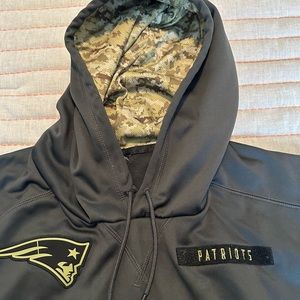 Nike Patriots Digital Camo Lined Performance Hoodie